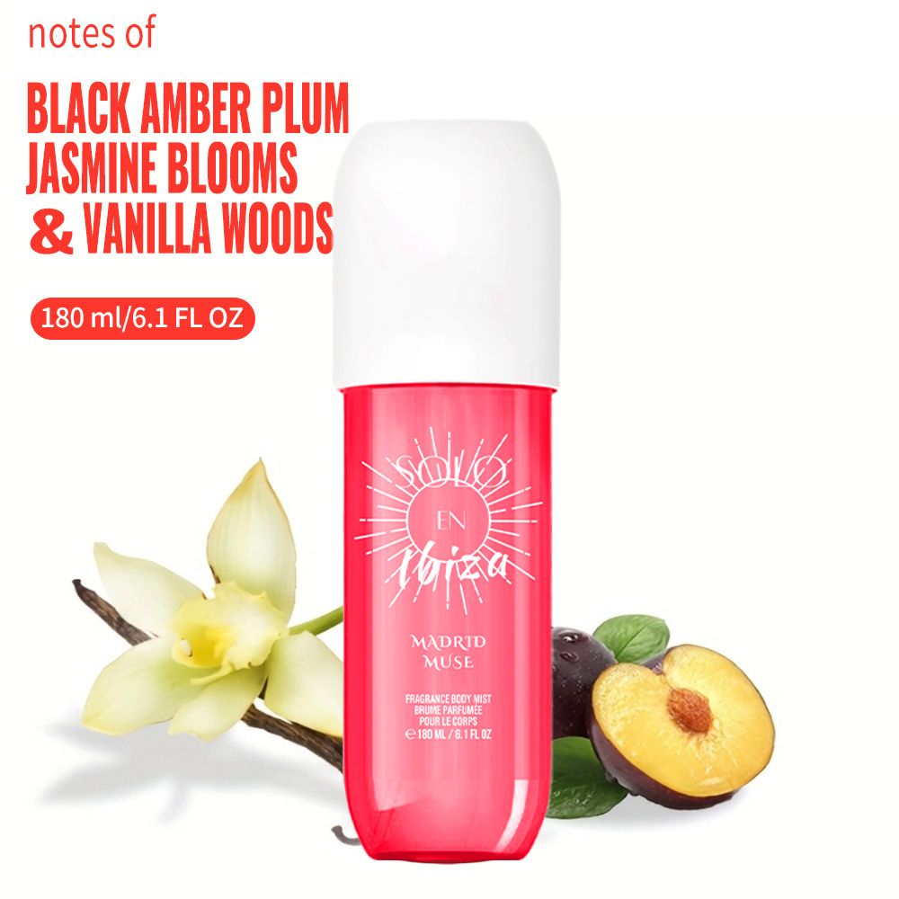 [SOLO EN IBIZA Mist] 1pcs Set SOLO EN IBIZA6.1fl.oz Long-Lasting Hair & Body Fragrance Misfor Women Perfect for Dating, Parties and GiftGiving