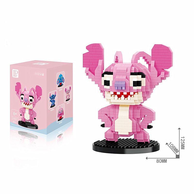 Lustige Disney Lilo und Stitch Mini-Bausteine Bestseller Stitch Mini-Bausteine DIY Gitarre Buchspielzeug Geschenke für Kinder