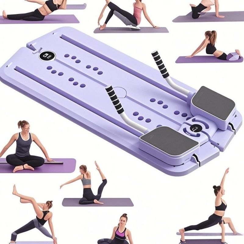 1 Stück Mehrzweck-Klappbares Bauchmuskel-Trainingsbrett – PP-Material, ungeladen, tragbares Heimtrainingsgerät zur Straffung und Formung von Taille, Gesäß und Beinen, Fitnesszubehör