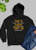 Chandail à Capuche "There Their & They're"