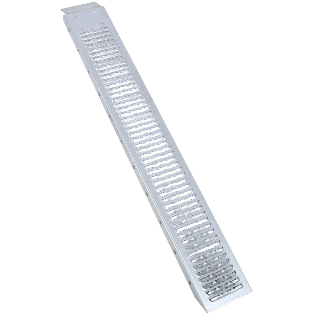 167,6 cm (66 Zoll) lange Laderampen, 435 kg (960 lbs) Tragkraft, Laderampen für Pickup-Trucks, Motorradrampe aus Stahl, Dirtbike-Rampe für LKW, Rasenmäher, Schneefräse, ATV, Quad, 2er-Pack, mit 2 Spanngurten, 1 Paar Handschuhe
