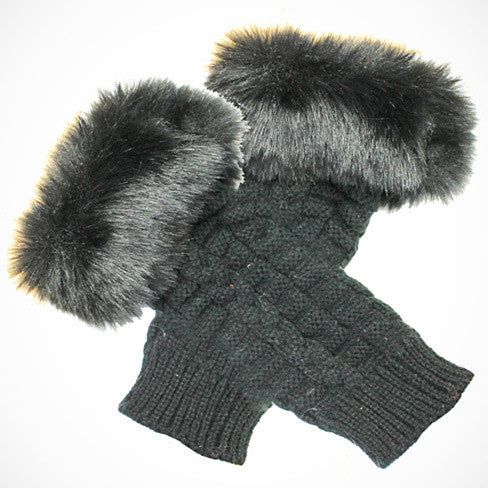 Pretty Warmers - Kunstpelzhandschuhe für den Winter
