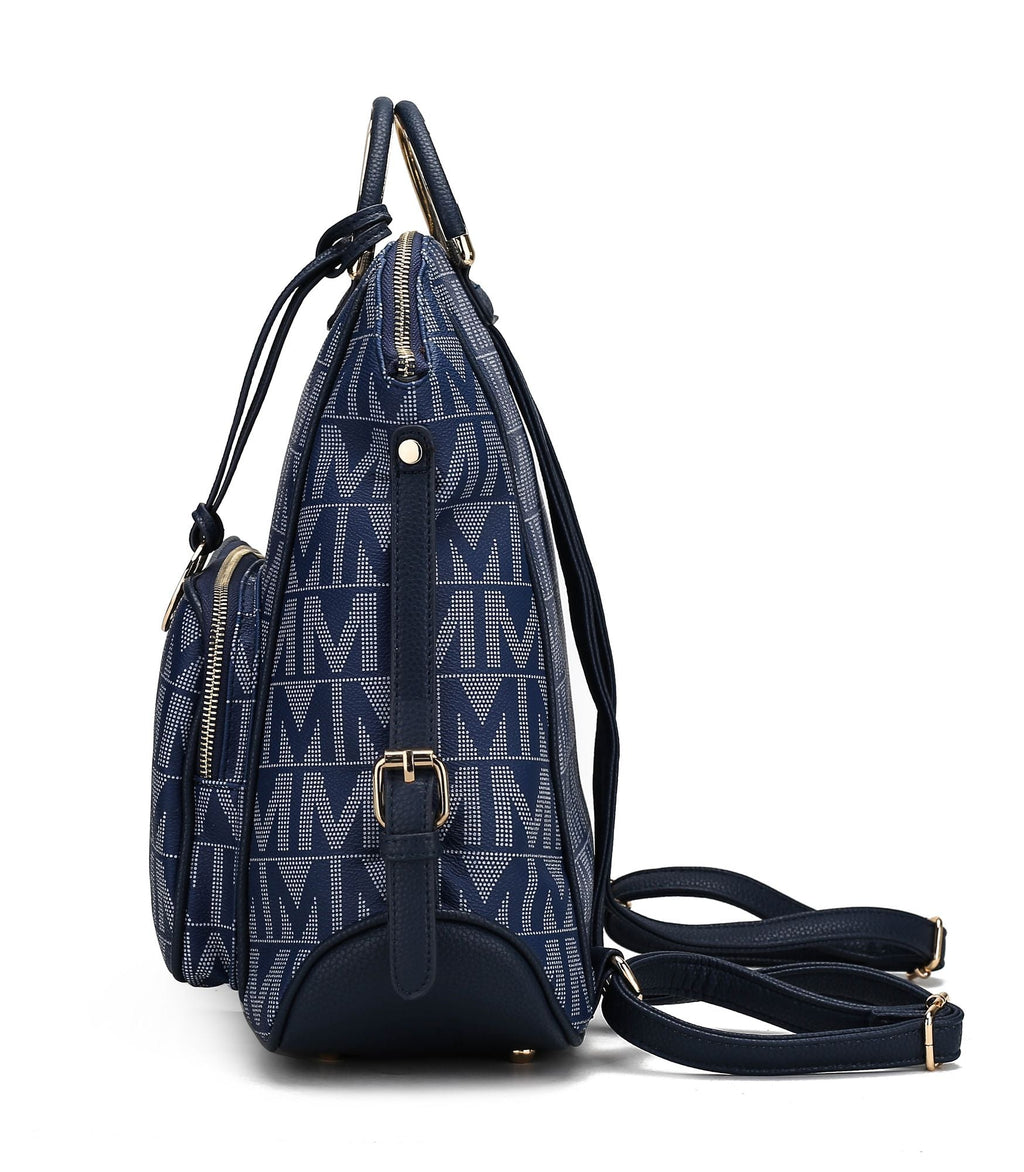 MKF Collection Cora Milan M Signature Modischer Rucksack von Mia K