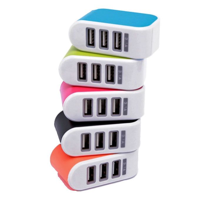 Dreifach-Ladegerät 3-USB-Port-Wandadapter