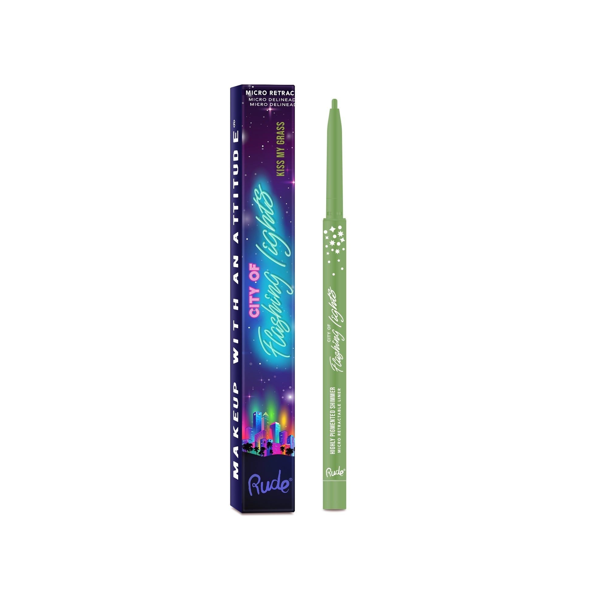 RUDE City of Flashing Lights Micro Eyeliner Rétractable