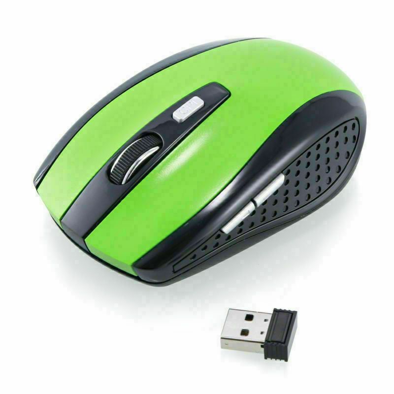 Souris optique sans fil 2,4 GHz et récepteur USB pour ordinateur portable PC DPI États-Unis