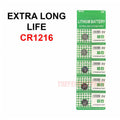 5 St. Neue Lithiumbatterie 3V CR1216 /CR 1216 Knopfzelle Uhre Rechner Lange Haltbarkeit