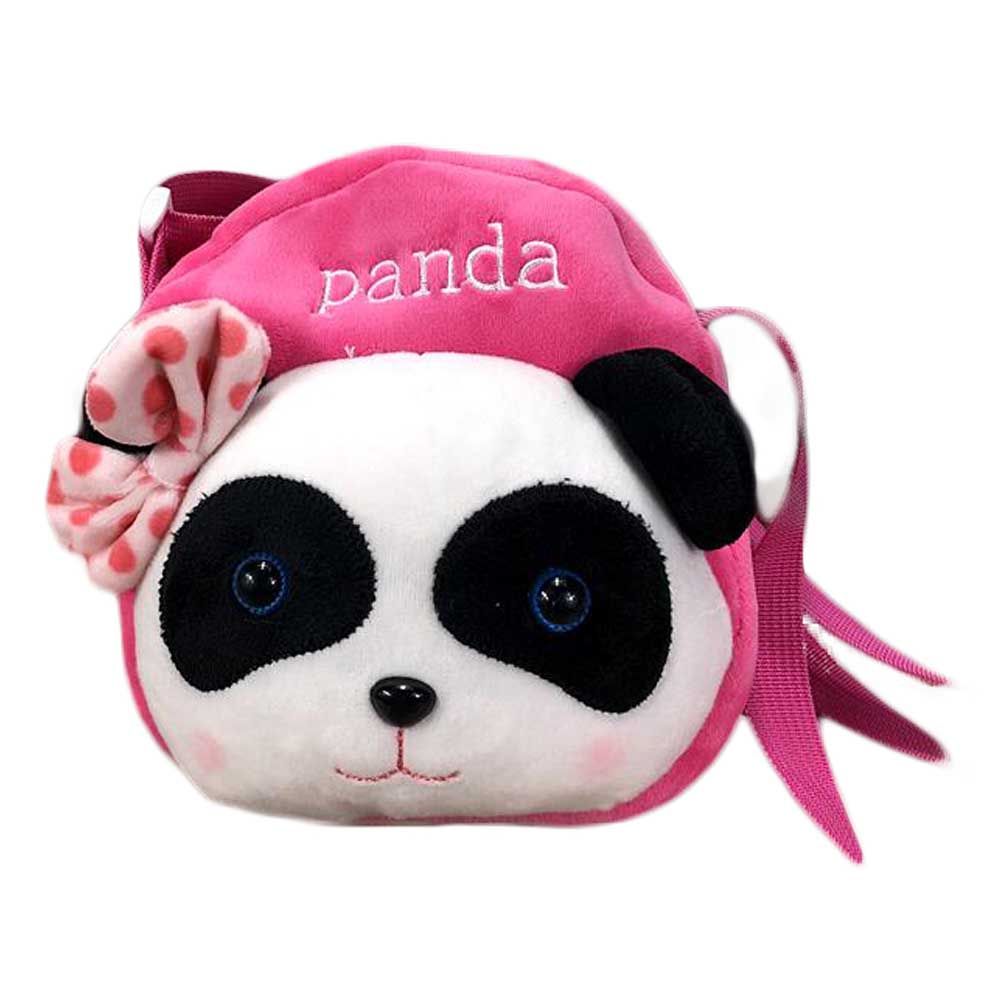 Pink Panda Kinderrucksack Süße Plüsch Umhängetasche Snacktasche Ausgehen Deko Kleine Tasche