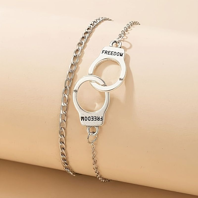 1 Stück Damenarmband 925er Silber Schnallenarmband