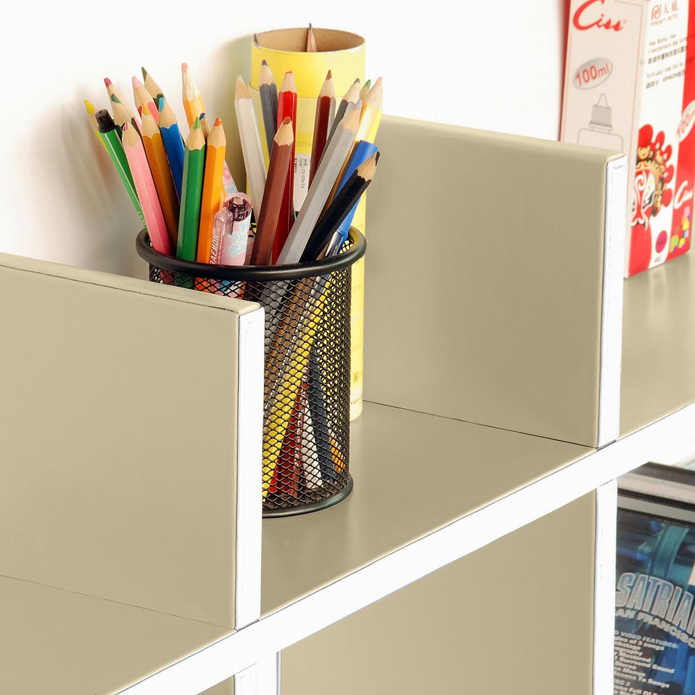 Trista - [Brief & Elegance-B] Leder-Kreuzregal / Bücherregal / Schweberegal (4 Stk.)