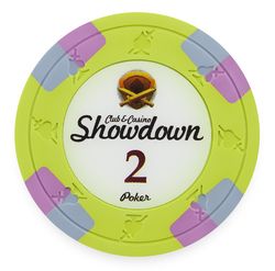 Showdown 13,5 grammes, 2 $, Rouleau de 25