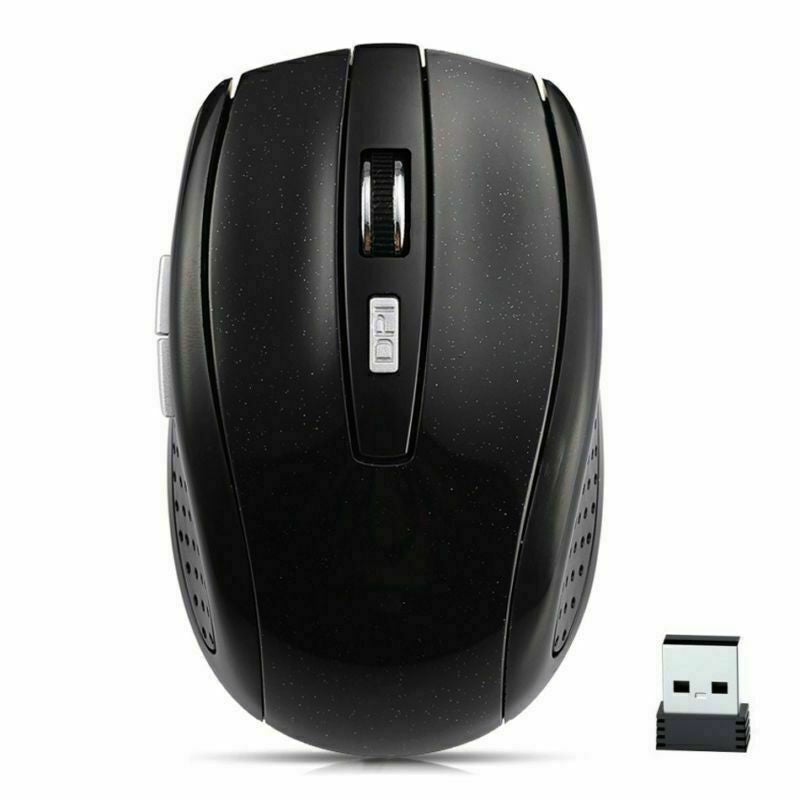Souris optique sans fil 2,4 GHz et récepteur USB pour ordinateur portable PC DPI États-Unis