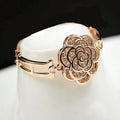 ROSE IS A ROSE 18kt Rosenkristallarmband Roségold plattiert