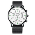 Montre Homme Calendrier Lumineux Trois Yeux Et Six Aiguilles