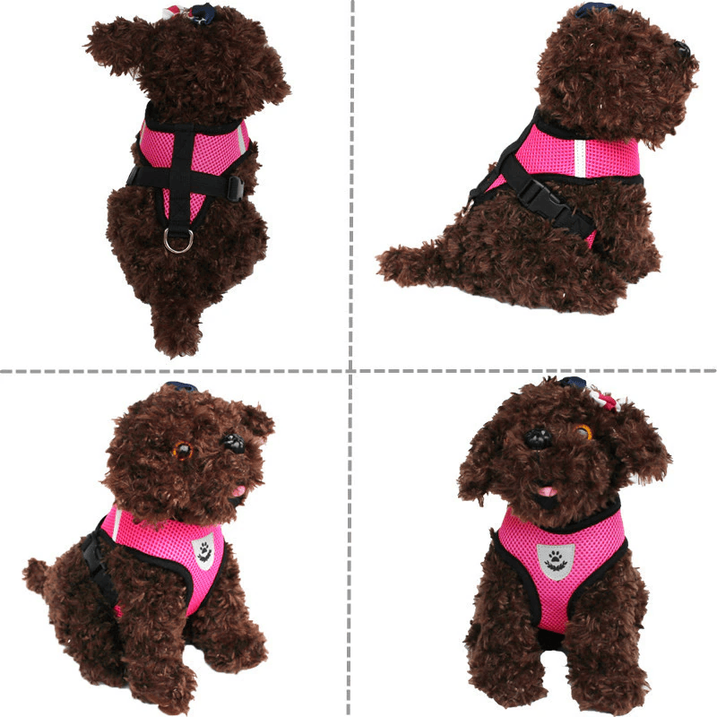 Katze Hund Haustier Geschirr Verstellbare Kontrollweste Hunde Reflektierend S M L XL Leine