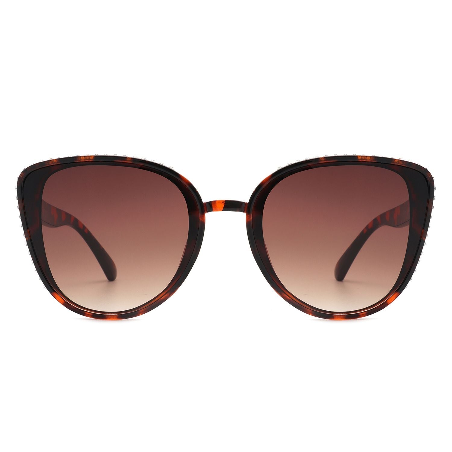 Damen Strass Mode Cat Eye Sonnenbrillen