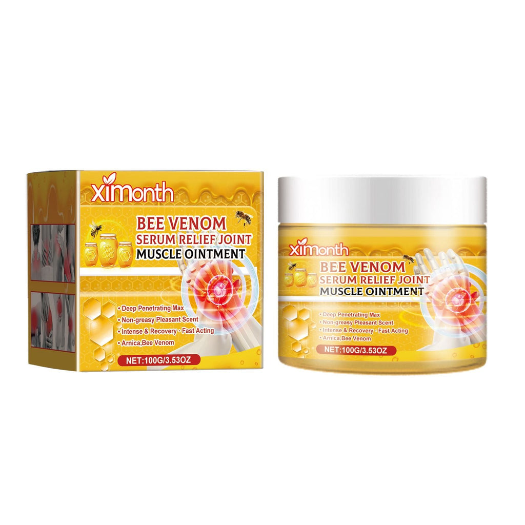 Ximonth Bienengift Gelenkpflegecreme, Lindernde Gelenk- und Muskelschmerzen sowie Körperbeschwerden Pflege-Massagecreme