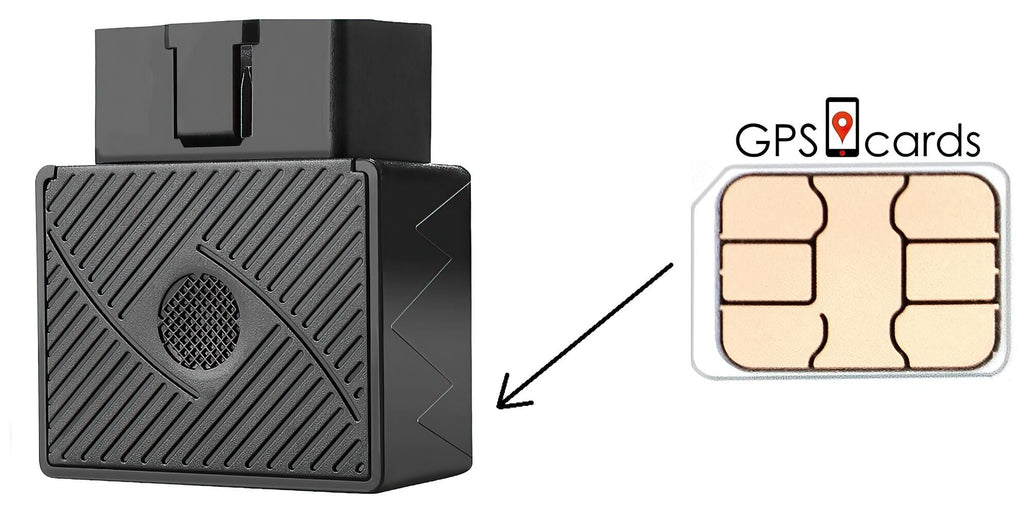 Carte SIM pour tracker GPS-408 grande batterie avec alarme de vibration et de mouvement