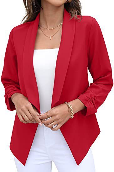 Frühlings- und Herbstanzug für Damen, bügelfreier Freizeitanzug, Oberteil, Berufsbekleidung für Damen