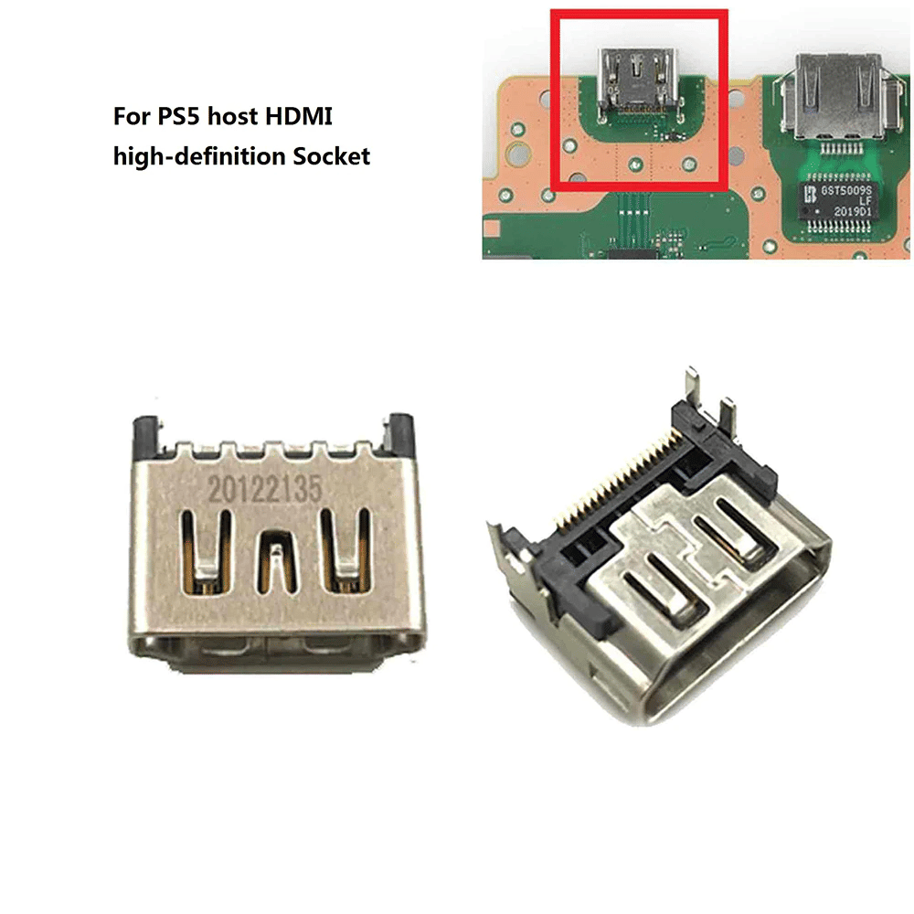 5er-Pack OEM HDMI-Anschlussbuchsen-Ersatz für Sony PlayStation 5 PS5 USA