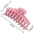 6er-Pack Große Klauenclips 10,9 cm Riesige Matte Haarkrallen für Frauen und Mädchen 6 Farben Große Haarspangen Starker Halt