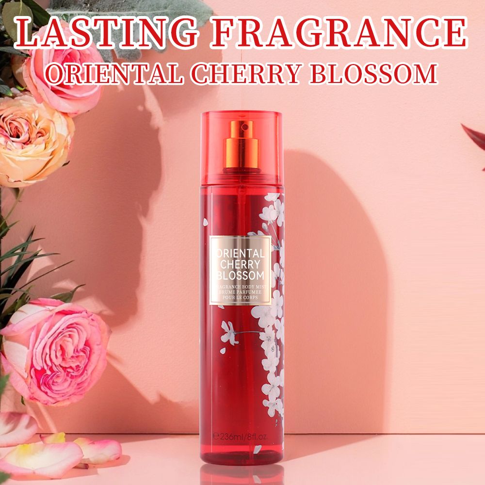 236 ml/ Haar- und Körperspray für Damen, Blumiger Duftspray, Erfrischendes Körperspray, Langanhaltender Duft, Ideal für den Alltag, Verabredungen, Feiern und als Geschenk