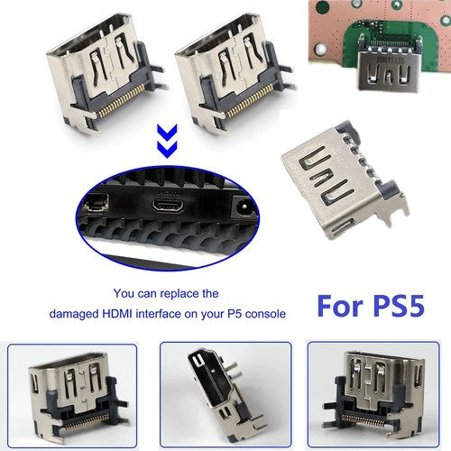 5er-Pack OEM HDMI-Anschlussbuchsen-Ersatz für Sony PlayStation 5 PS5 USA