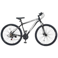 VTT 29 pouces avec suspension avant, 21 vitesses SHIMANO, selle confort, freins à double disque, cadre en alliage d'aluminium, vélo de sport pour adultes, sentier, neige