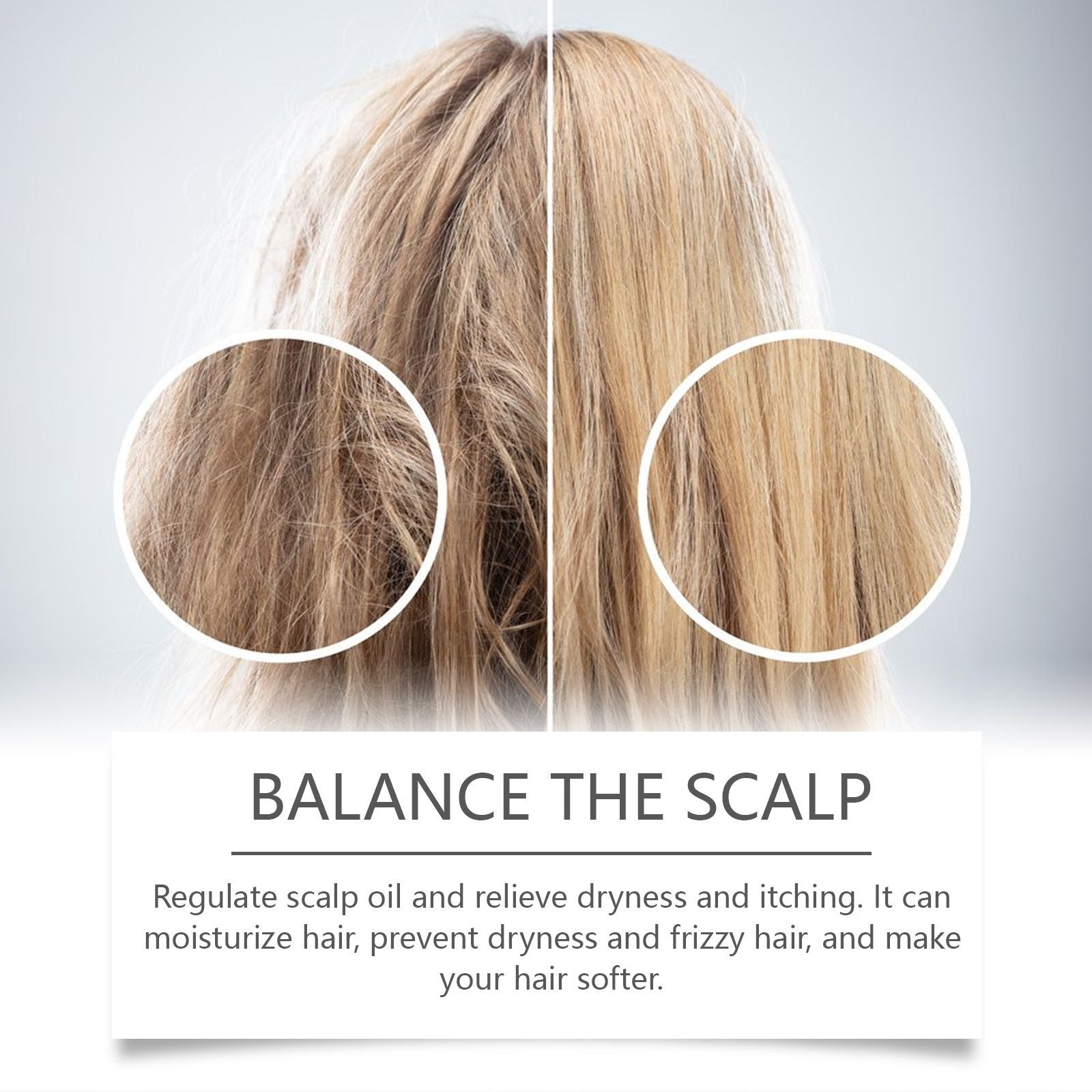 Sérum capillaire liquide au cuivre peptidique - Nourrit les cheveux, les rend lisses et brillants et apporte de l'hydratation Huile essentielle de soin capillaire