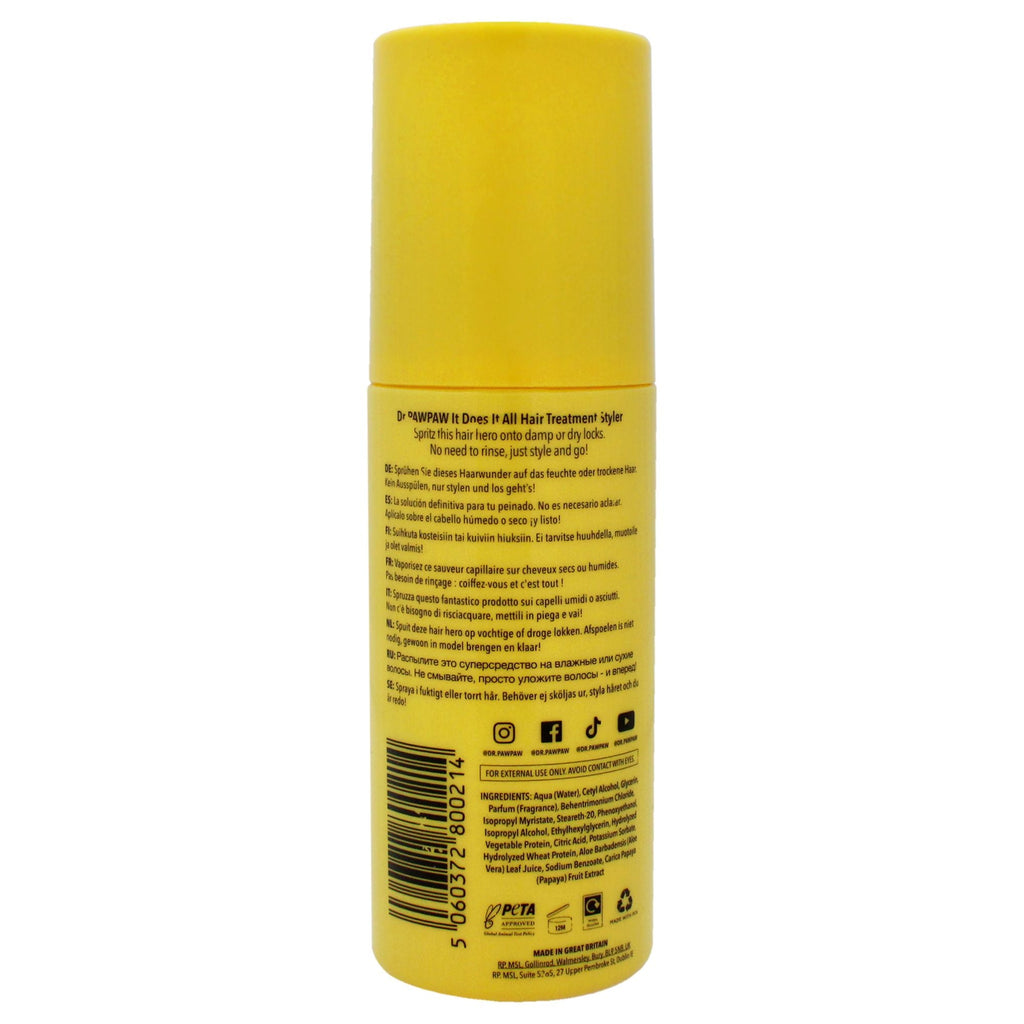 Traitement capillaire 7 en 1 polyvalent par Dr. PawPaw pour femme - Traitement de 147 ml