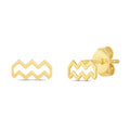 14K Gelbgold Wassermann Ohrstecker