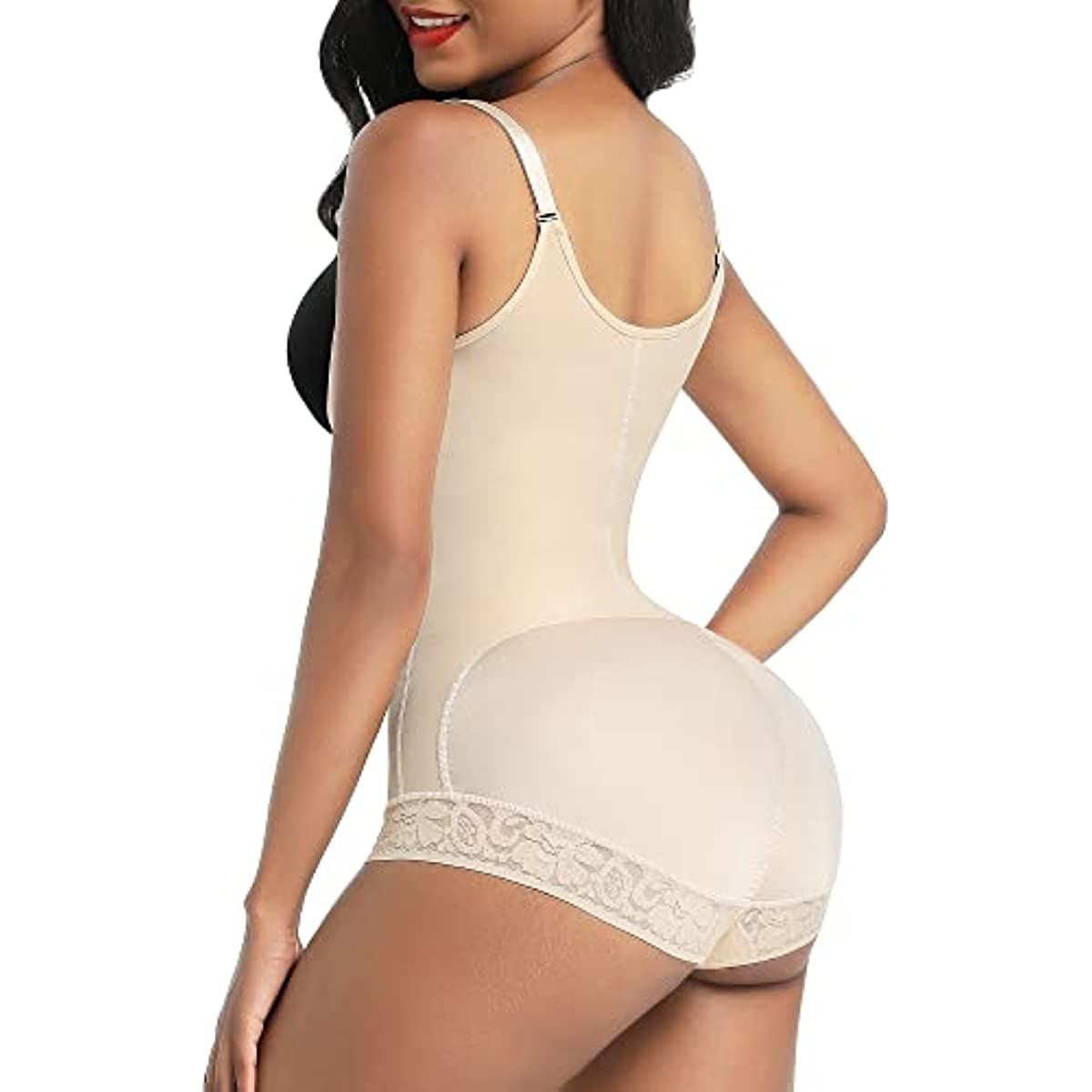 Shapewear für Damen, nahtlos, starker Dreifach-Halt, Faja, Übergröße, Oberschenkelformer, Bauchweg-Body Shaper