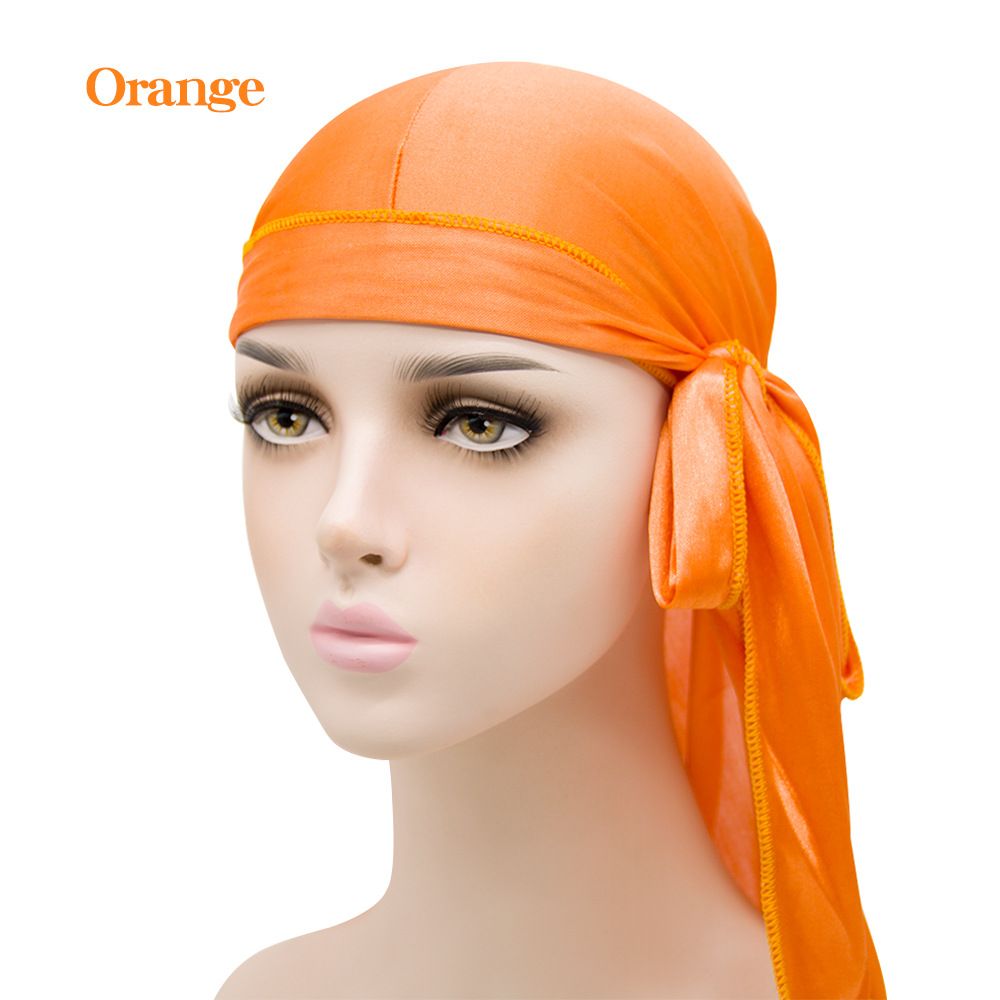 Seidige Durags für Herren und Damen 360 Waves mit 1 Wave Cap Seidiger Satin Durag Extra lange Bänder Feuchtigkeitsableitendes Gewebe Satin-Du-Rag