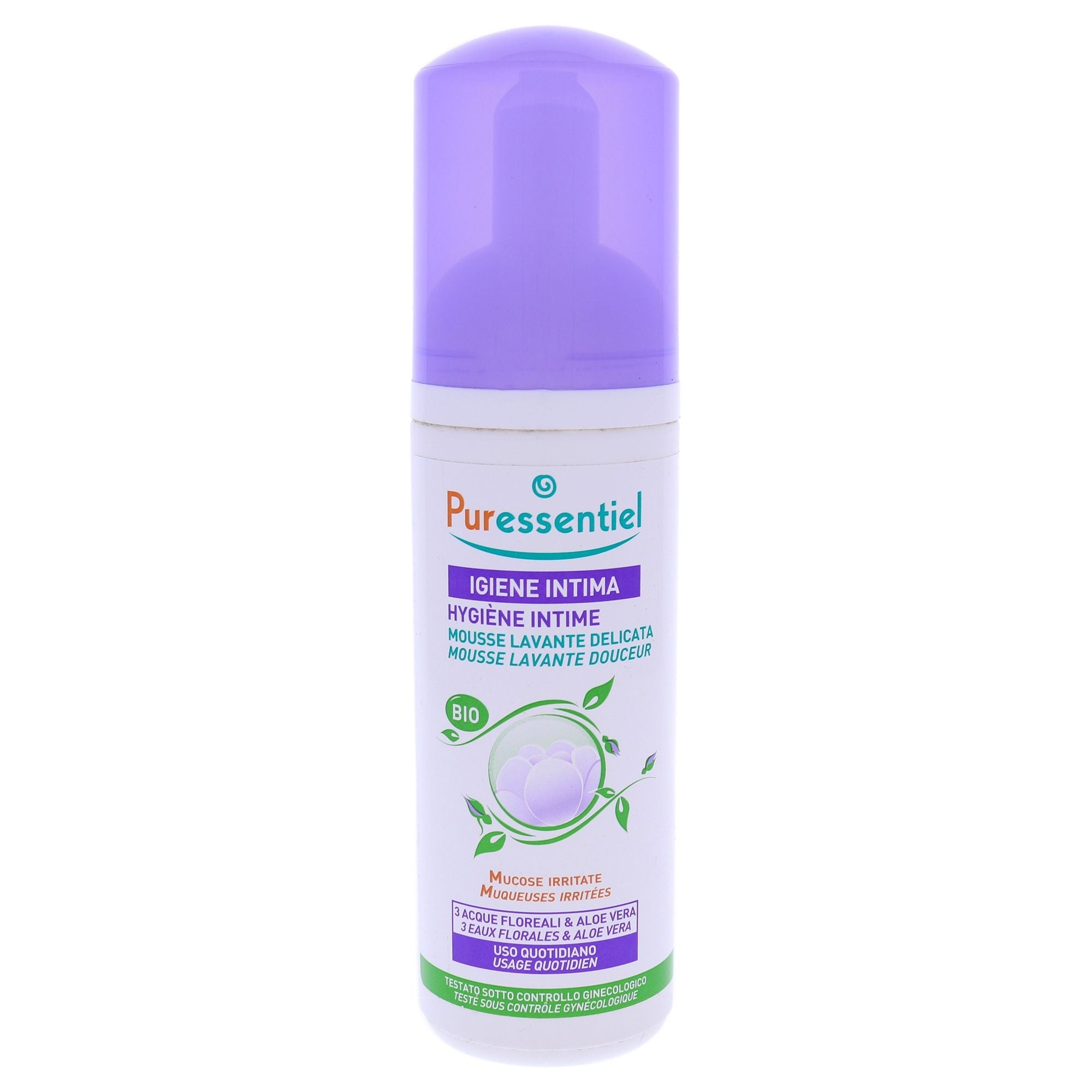 Intimhygiene Sanfter Reinigungsschaum von Puressentiel für Frauen – 150 ml Schaum