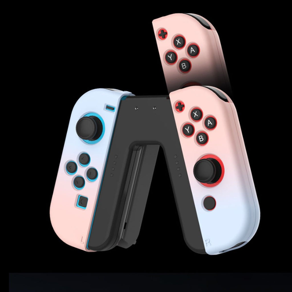 Roter und blauer Switch-Game-Controller