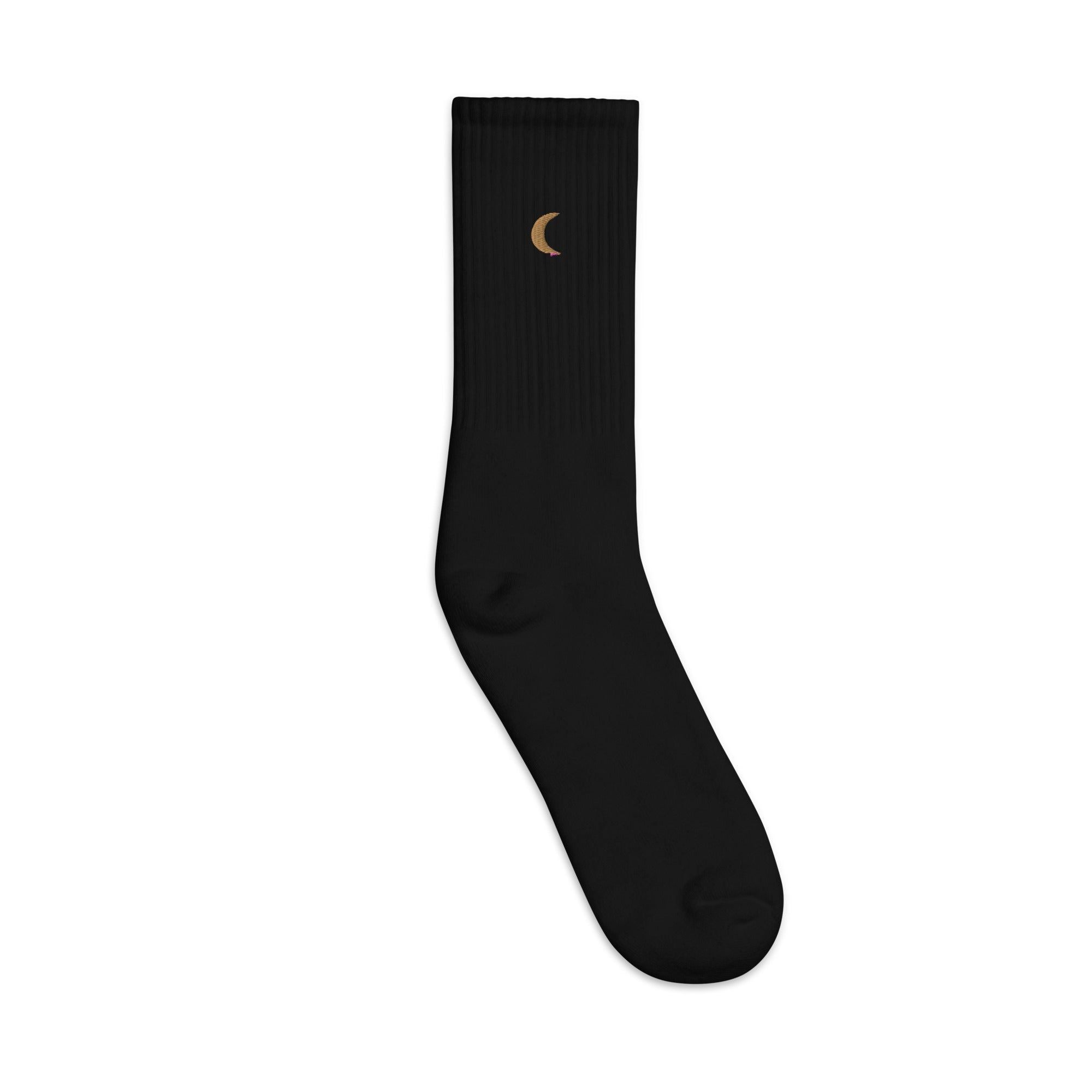 Chaussettes brodées atterrissage sur la Lune