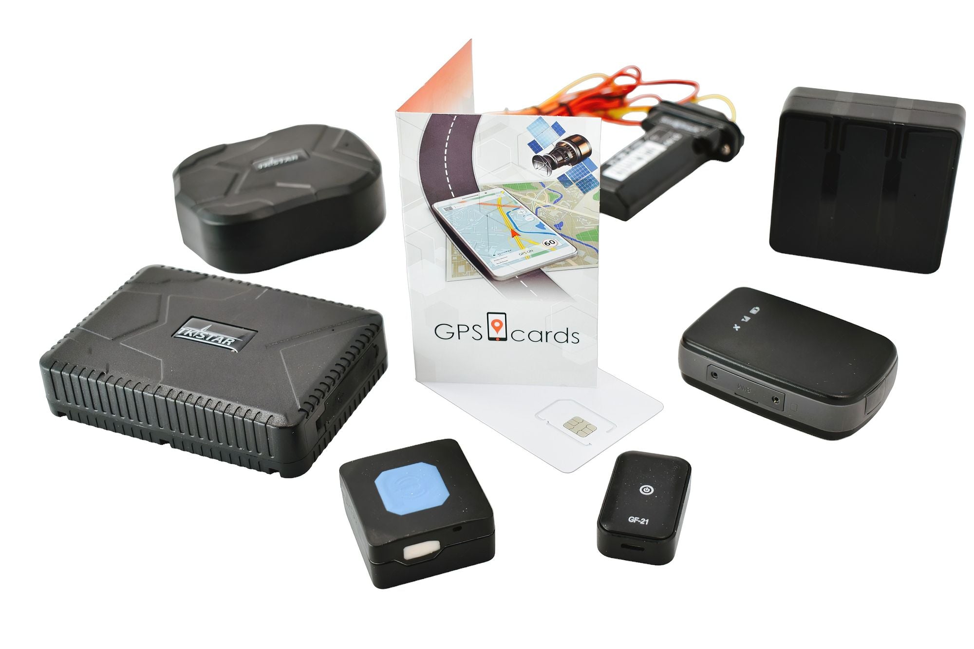 SIM-Karte für Coban GPS408 mit großem Magneten und tragbarem Akku