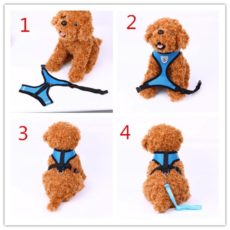 Katze Hund Haustier Geschirr Verstellbare Kontrollweste Hunde Reflektierend S M L XL Leine