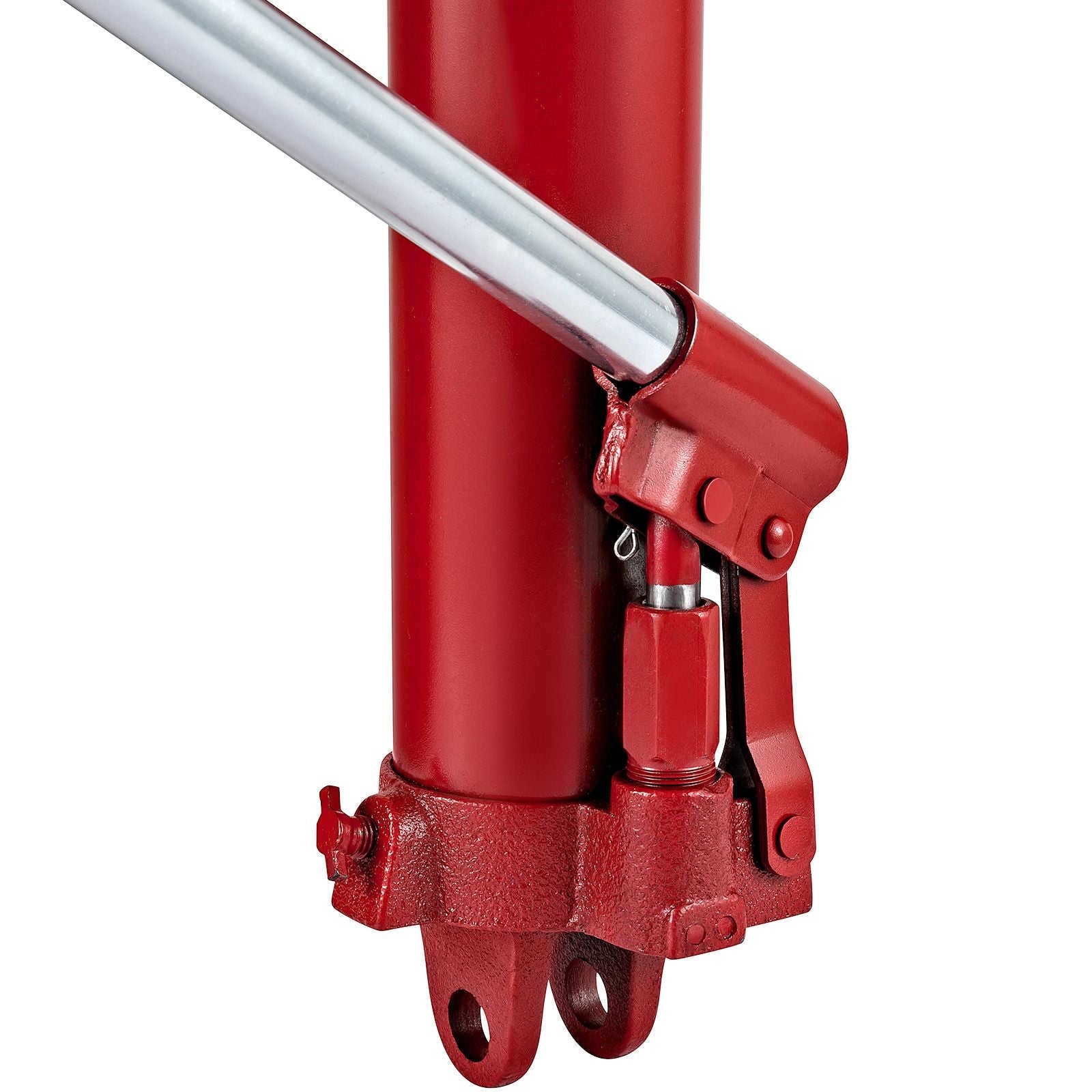 Hydraulischer Motorheber, 3 Tonnen/6600 lbs Tragkraft, mit Einzelkolbenpumpe und Gabelkopf-Basis, manueller Werkstattkran mit Griff, für Garage/Werkstattkräne, Motorlift-Hebezeug, Rot