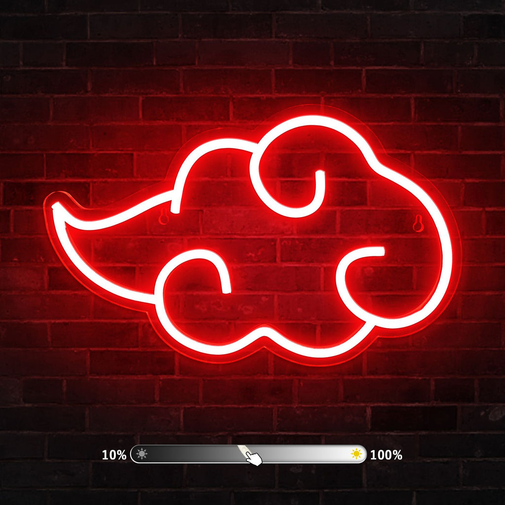 Neonwolkenlichter, USB-betriebene LED-Neon-Schilder-Nachtlichter, Gaming-Zimmer Schlafzimmer Wohnzimmer Dekorationslampe Weihnachtsgeschenk