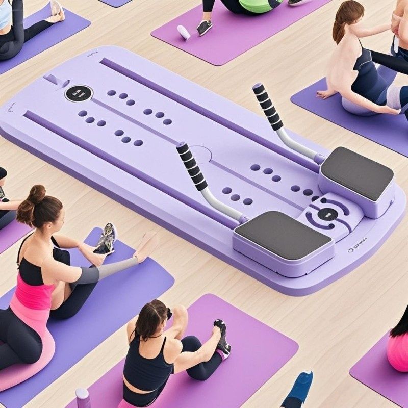 1 Stück Mehrzweck-Klappbares Bauchmuskel-Trainingsbrett – PP-Material, ungeladen, tragbares Heimtrainingsgerät zur Straffung und Formung von Taille, Gesäß und Beinen, Fitnesszubehör