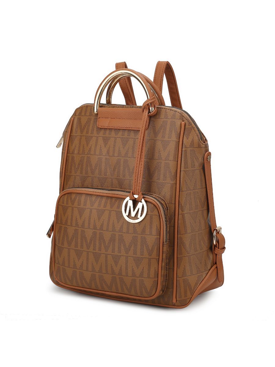 MKF Collection Cora Milan M Signature Modischer Rucksack von Mia K