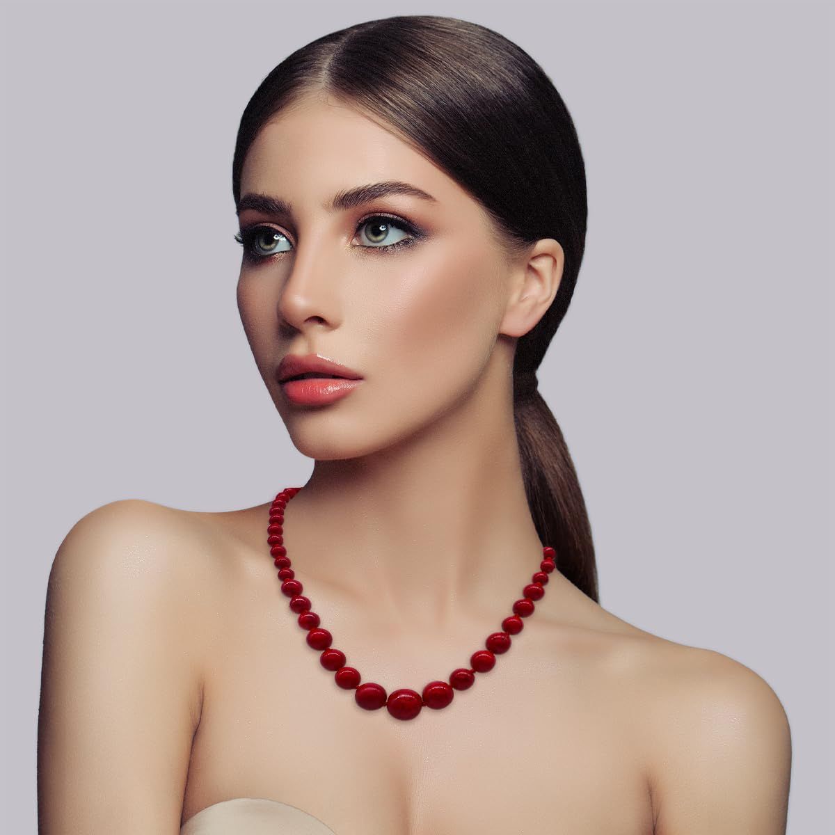 Jane Stone Modeaussage Collier Halskette Vintage Durchbrochenes Lätzchen Kostüm Schmuck