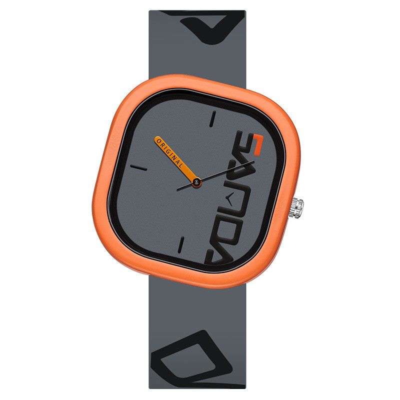 Neue Silikon-Quadrat-Mode-Trend Wasserdichte Uhr