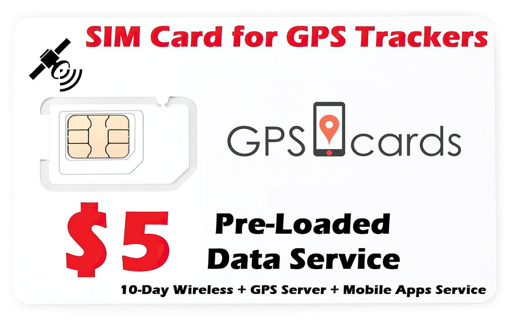 GPS-Karten für GPS-Tracker GPS-408A mit Geschwindigkeitsalarm & tragbarem Akku