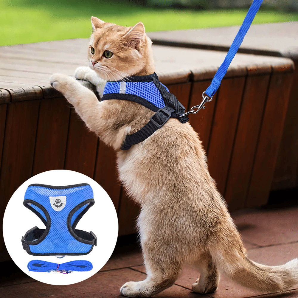 Katze Hund Haustier Geschirr Verstellbare Kontrollweste Hunde Reflektierend S M L XL Leine