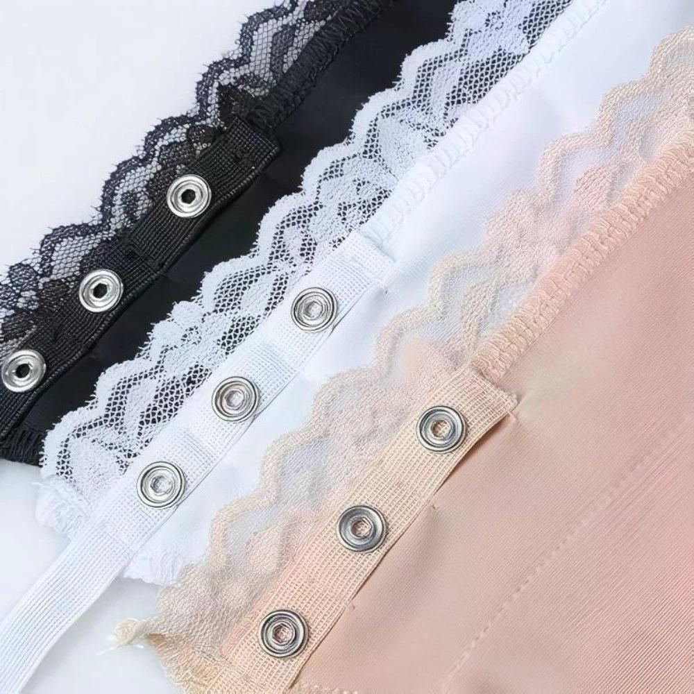 8er-Pack Damen Spitzen-Cami-Clip-on-Schein-Top-Overlay-Bescheidenheitseinsatz für tief ausgeschnittene Hemden