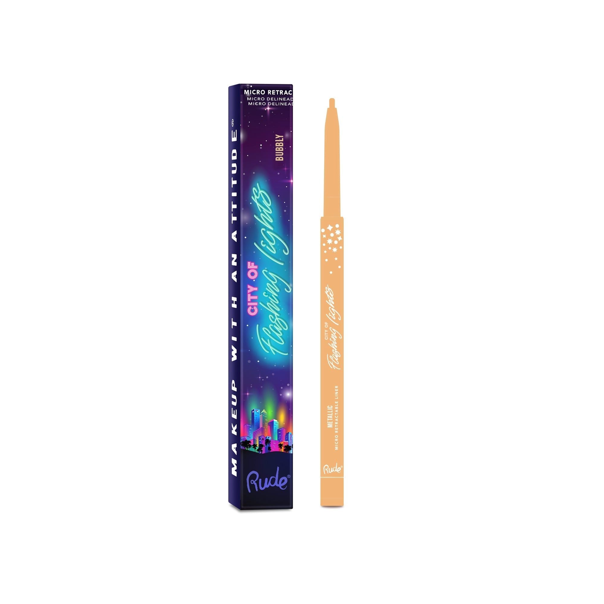 RUDE City of Flashing Lights Micro Eyeliner Rétractable