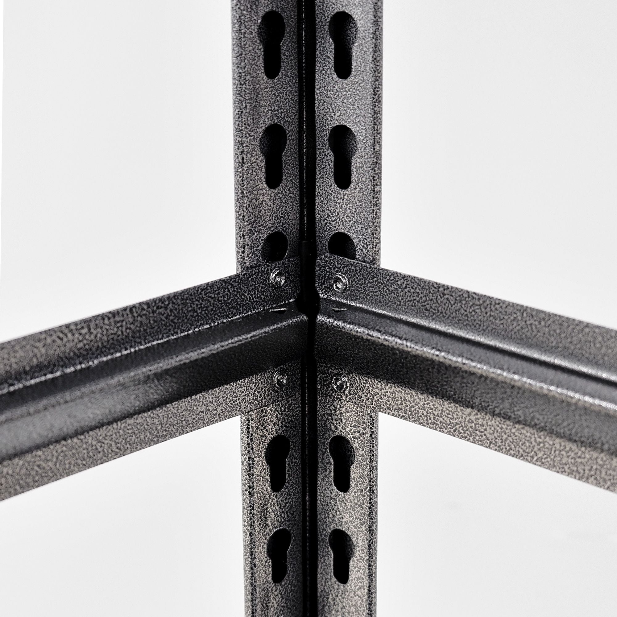 72 Zoll H, 5-stöckiges Metallregal für Lagerung, Garagenregal, 900 kg Schwerlastregal, verstellbares Garagenregal, industrielles Regal, Ablageregal, 90 cm B x 40 cm T x 183 cm H, Schwarz