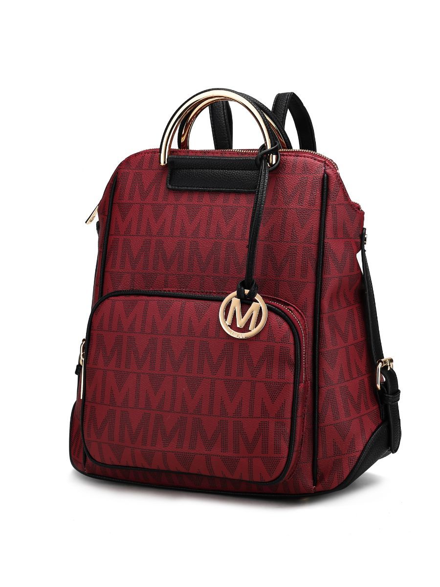 MKF Collection Cora Milan M Signature Modischer Rucksack von Mia K